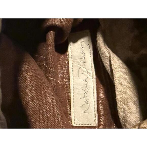 VTG GENUINE LEATHER ROUGH AND TUMBLE NATASHA DURHAM SHOULDER BAG BROWN CHEETAH - Picture 3 of 9